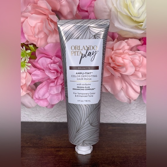 👩🏻 Orlando PITA Play Ampli-tint Color Depositing Hair Mask BRUNETTE - Picture 1 of 11